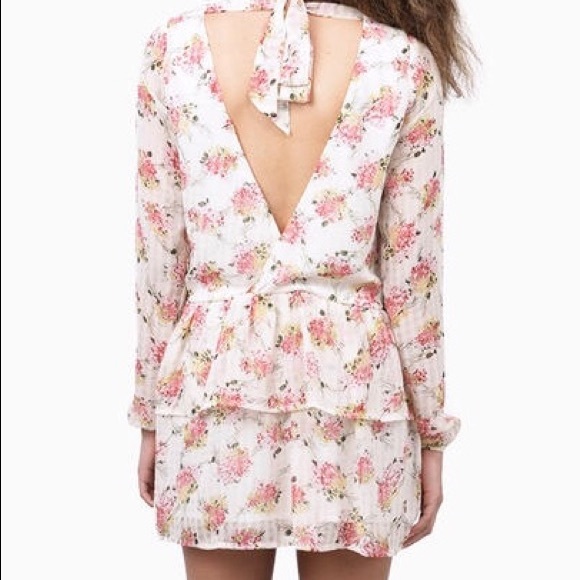 FLORAL MINI DRESS runs large - Picture 5 of 7